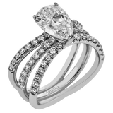Wedding Set in 18k Gold with Diamonds
