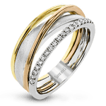 Right Hand Ring in 18k Gold with Diamonds