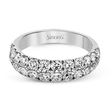 Anniversary Ring in 18k Gold with Diamonds