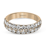 Anniversary Ring in 18k Gold with Diamonds