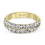 Anniversary Ring in 18k Gold with Diamonds
