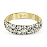 Anniversary Ring in 18k Gold with Diamonds