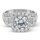 Engagement Ring in 18k Gold with Diamonds