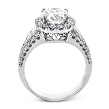 Engagement Ring in 18k Gold with Diamonds