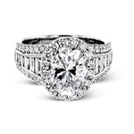 Engagement Ring in 18k Gold with Diamonds