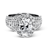Engagement Ring in 18k Gold with Diamonds