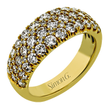 Anniversary Ring in 18k Gold with Diamonds
