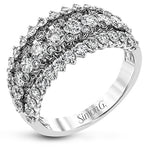 Anniversary Ring in 18k Gold with Diamonds