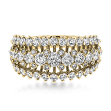 Anniversary Ring in 18k Gold with Diamonds
