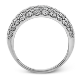 Anniversary Ring in 18k Gold with Diamonds
