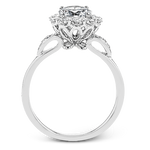 Engagement Ring in 18k Gold with Diamonds