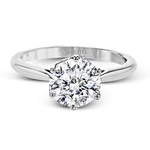 Engagement Ring in 18k Gold with Diamonds