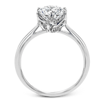 Engagement Ring in 18k Gold with Diamonds