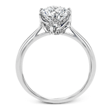 Engagement Ring in 18k Gold with Diamonds