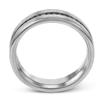 Men Ring in 14k Gold with Diamonds