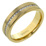 Men Ring in 14k Gold with Diamonds