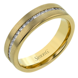 Men Ring in 14k Gold with Diamonds