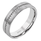 Men Ring in 14k Gold with Diamonds