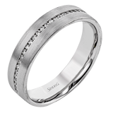 Men Ring in 14k Gold with Diamonds