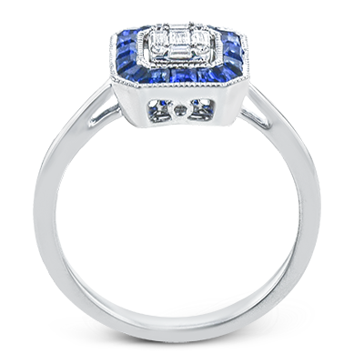 Color Ring in 18k Gold with Diamonds