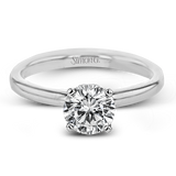 Engagement Ring in 18k Gold with Diamonds