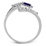 Color Ring in 18k Gold with Diamonds