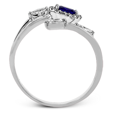 Color Ring in 18k Gold with Diamonds