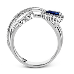 Color Ring in 18k Gold with Diamonds