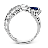 Color Ring in 18k Gold with Diamonds