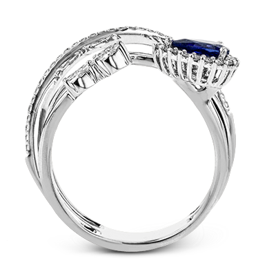 Color Ring in 18k Gold with Diamonds