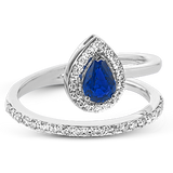 Color Ring in 18k Gold with Diamonds