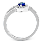 Color Ring in 18k Gold with Diamonds