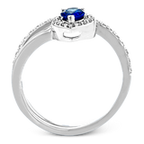 Color Ring in 18k Gold with Diamonds