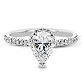Engagement Ring in 18k Gold with Diamonds