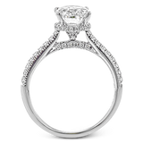 Engagement Ring in 18k Gold with Diamonds