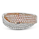 Right Hand Ring in 18k Gold with Diamonds
