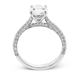 Engagement Ring in 18k Gold with Diamonds