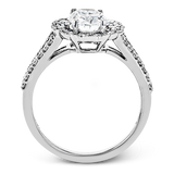 Engagement Ring in 18k Gold with Diamonds