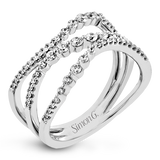 Right Hand Ring in 18k Gold with Diamonds