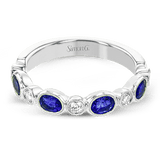 Color Ring in 18k Gold with Diamonds