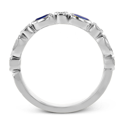 Color Ring in 18k Gold with Diamonds