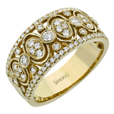 Right Hand Ring in 18k Gold with Diamonds