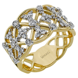 Right Hand Ring in 18k Gold with Diamonds