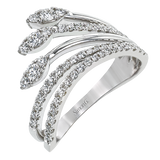 Right Hand Ring in 18k Gold with Diamonds