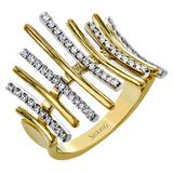 Right Hand Ring in 18k Gold with Diamonds