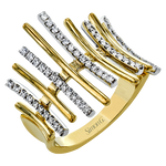 Right Hand Ring in 18k Gold with Diamonds