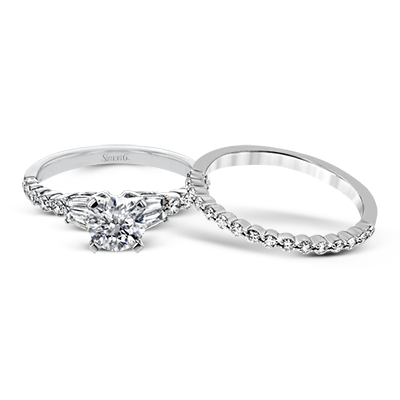 Wedding Set in 18k Gold with Diamonds