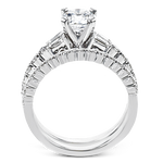 Wedding Set in 18k Gold with Diamonds