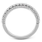 Engagement Ring in 18k Gold with Diamonds