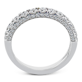 Engagement Ring in 18k Gold with Diamonds